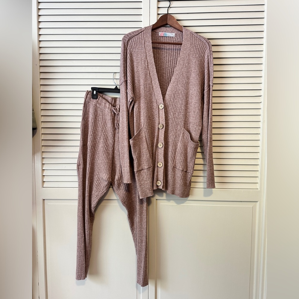 Free people beach knit set